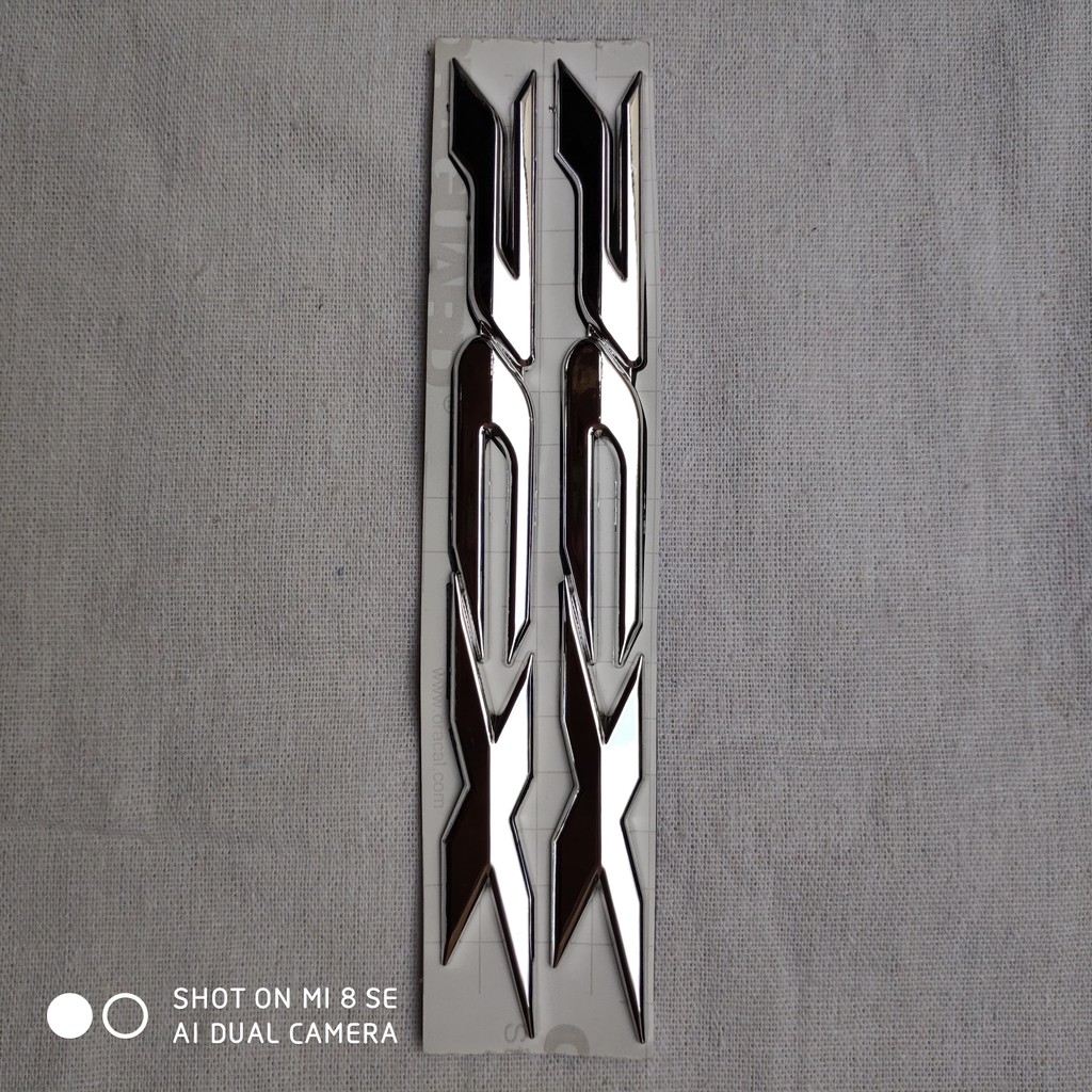 [GIÁ GỐC] TEM CHỮ PCX DÁN XE XI BÓNG SIÊU ĐẸP (MÀU BẠC)