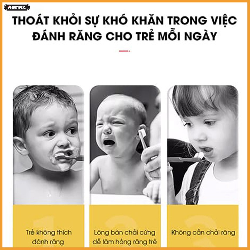 Bàn chải điện cho bé, Máy đánh răng cho bé, Bản tiếng Việt (Bảo hành chính hãng 6 tháng, 1 đổi 1 trong 30 ngày)