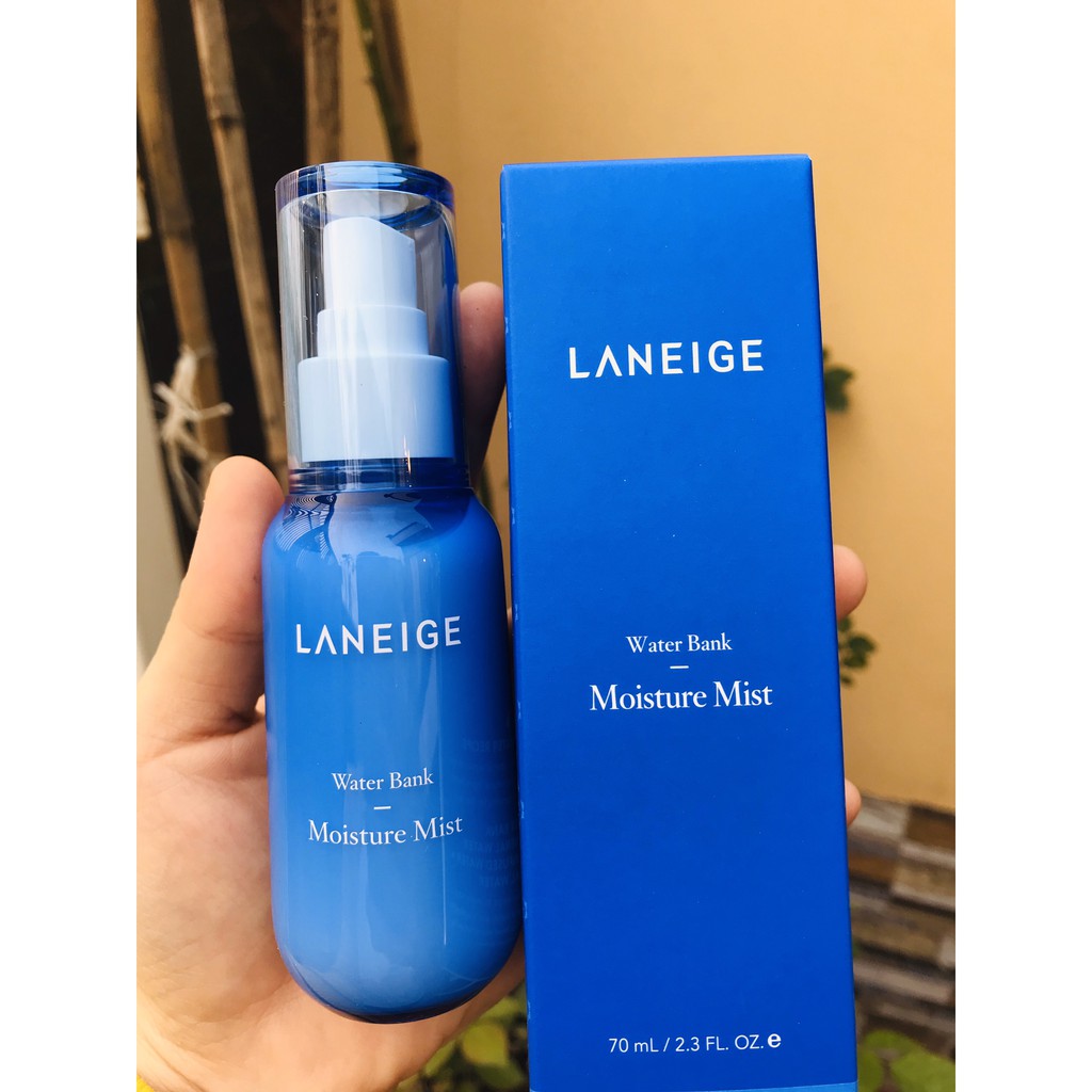 Xịt khoáng Laneige Hydro Mist chuyên cấp ẩm nhanh cho da mẫu mới có tem phụ tiếng việt