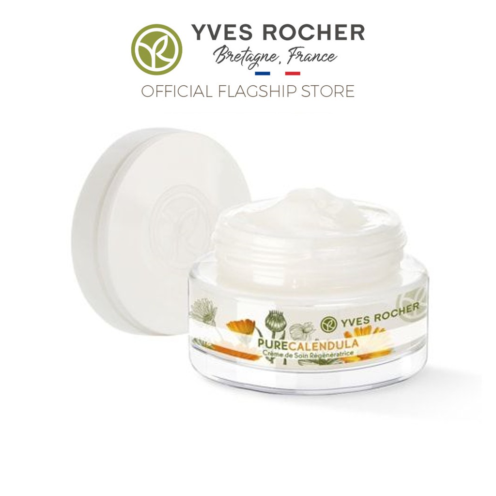 Kem Dưỡng Da Ngày Và Đêm Yves Rocher Calendula Regenerating Day Night Cream 50ml