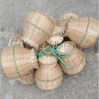 Giỏ cua giỏ cá giỏ tre size to 16*16cm