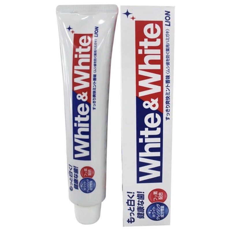 (1785) Kem đánh răng White& White Lion :150g