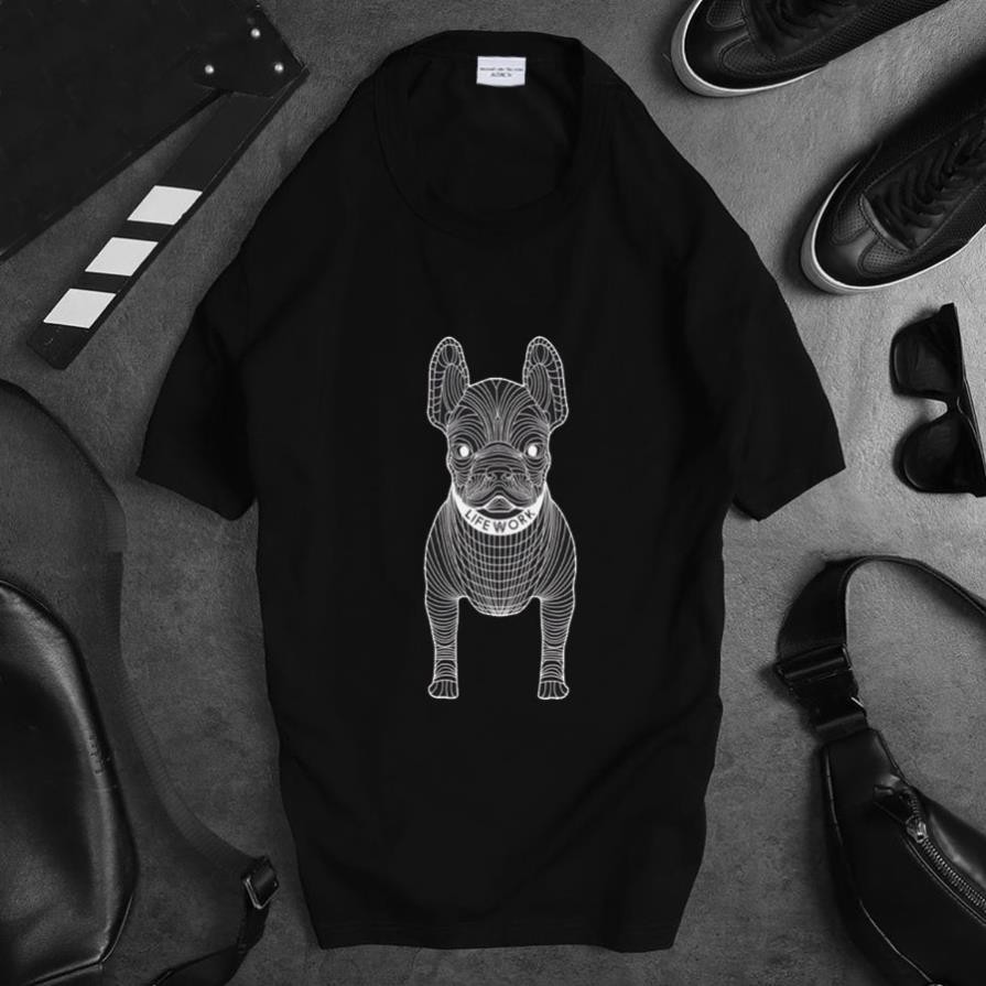 Áo Thun Dog 3D Nam Nữ Tay Lỡ Unisex 2021