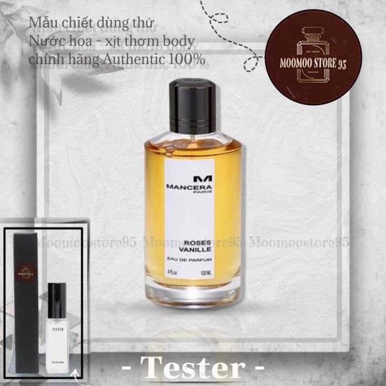 Nước hoa mẫu thử Nữ Mancera Roses Vanille