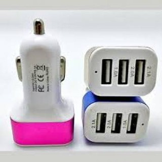 Cóc sạc xe hơi 3 cổng usb rẻ - lm - 17052019133905