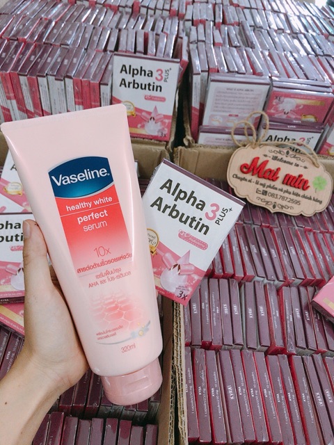 Mẫu mới - Viên kích trắng alpha arbutin 3 plus - hàng Thái Lan chính hãng