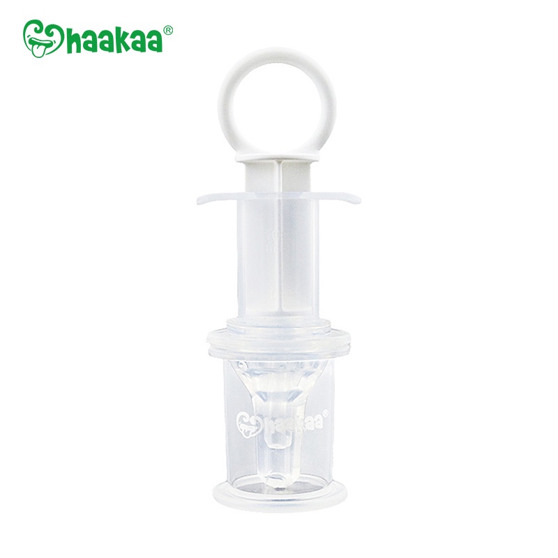 [Mã BMBAU50 giảm 7% tối đa 50K đơn 99K] Dụng cụ uống thuốc ăn sữa cho bé Haakaa | 100% silicone cấp y tế, dạng xilanh