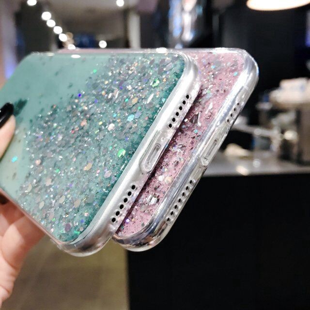 Ốp điện thoại mềm ánh kim tuyến hình sao cho OPPO Reno 4 5 6 6z 4G 5G A16 A95 A94 A93 A74 A54 4G 5G A53 A15S A15 A92