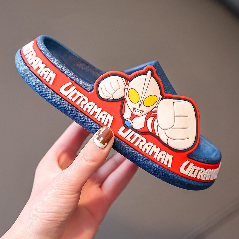Dép Bé Trai Dép Họa Tiết Ultraman Cá Tính Thời Trang Cho Bé Trai dép bé trai dép lê cho bé trai