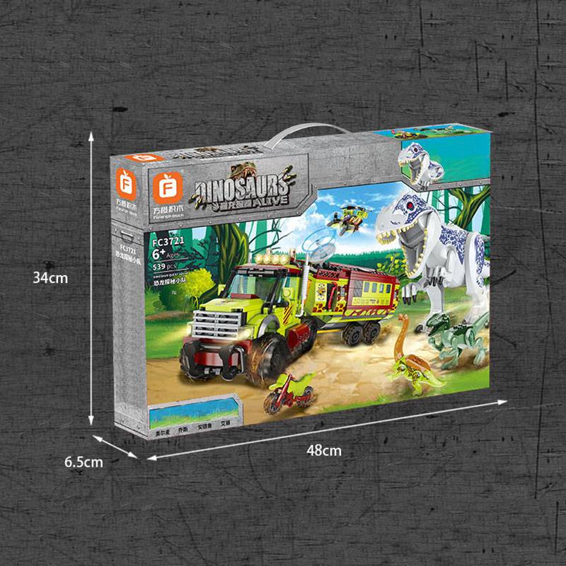 Mô hình khủng long Tyrannosaurus Velociraptor BMZ LEGO