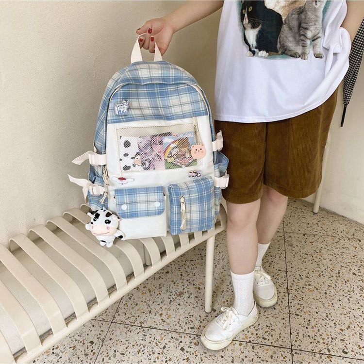 Balo nữ đi học thời trang Ulzzang Hàn Quốc, cặp sách đẹp hàng cao cấp dễ thương