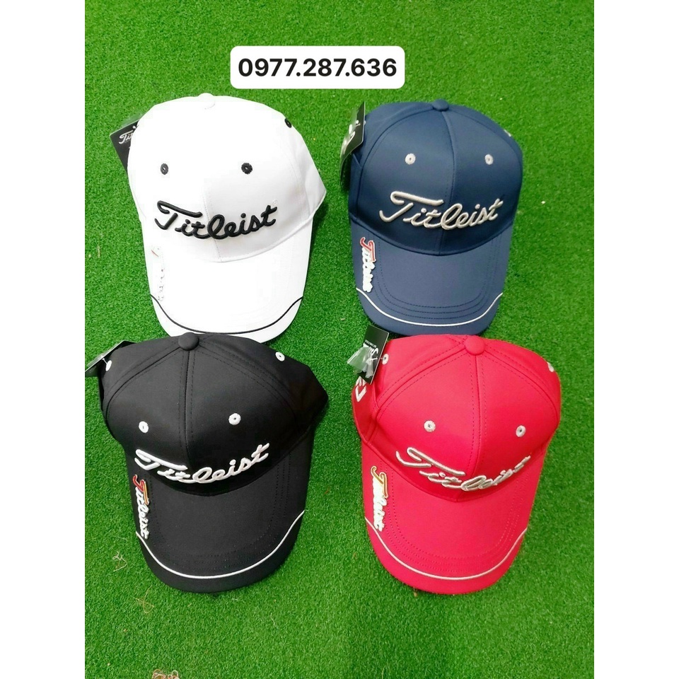 Mũ Golf Nam lưỡi trai chống nắng thoáng khí cao cấp Titleist MN02 [Golf_Store]