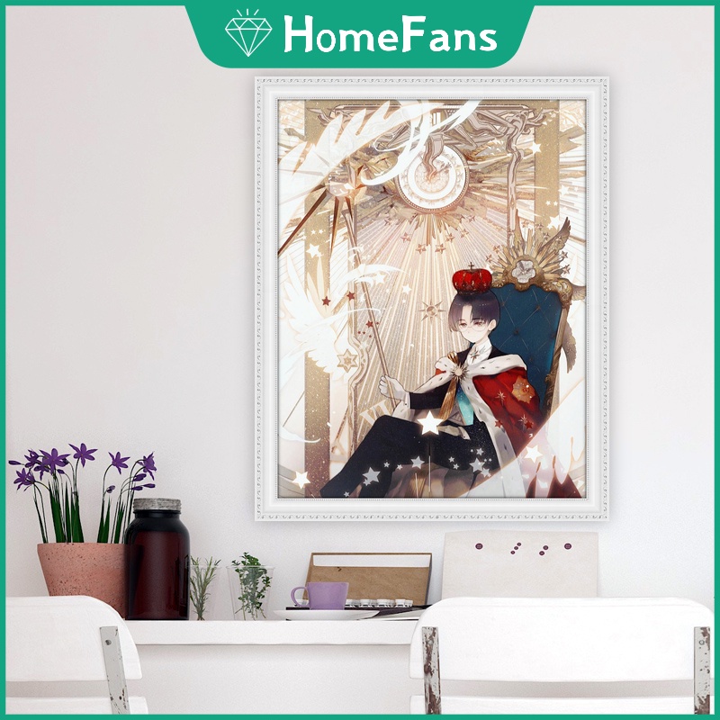 Bộ Tranh Đính Đá 5D Tự Làm Họa Tiết Hoa Anh Đào Kích Thước 40x50cm Dùng Trang Trí Phòng Bé