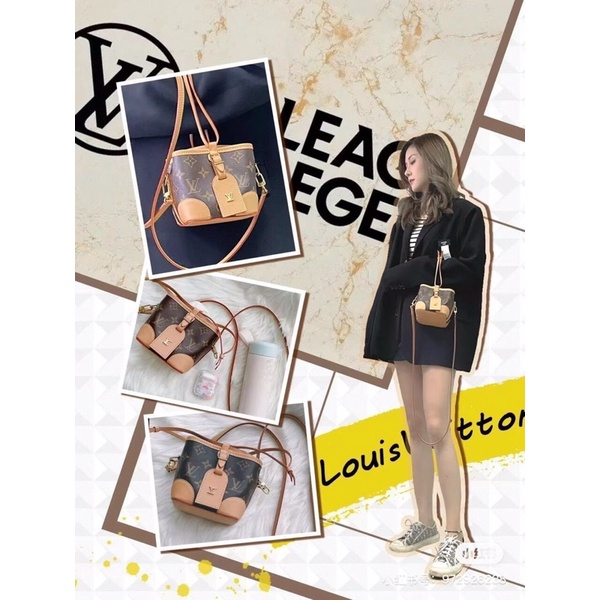 ✨✨Túi Rút LV phong cách thời trang NEW Bên trong lót đỏ , dây đeo chắc chắn, khoá logo