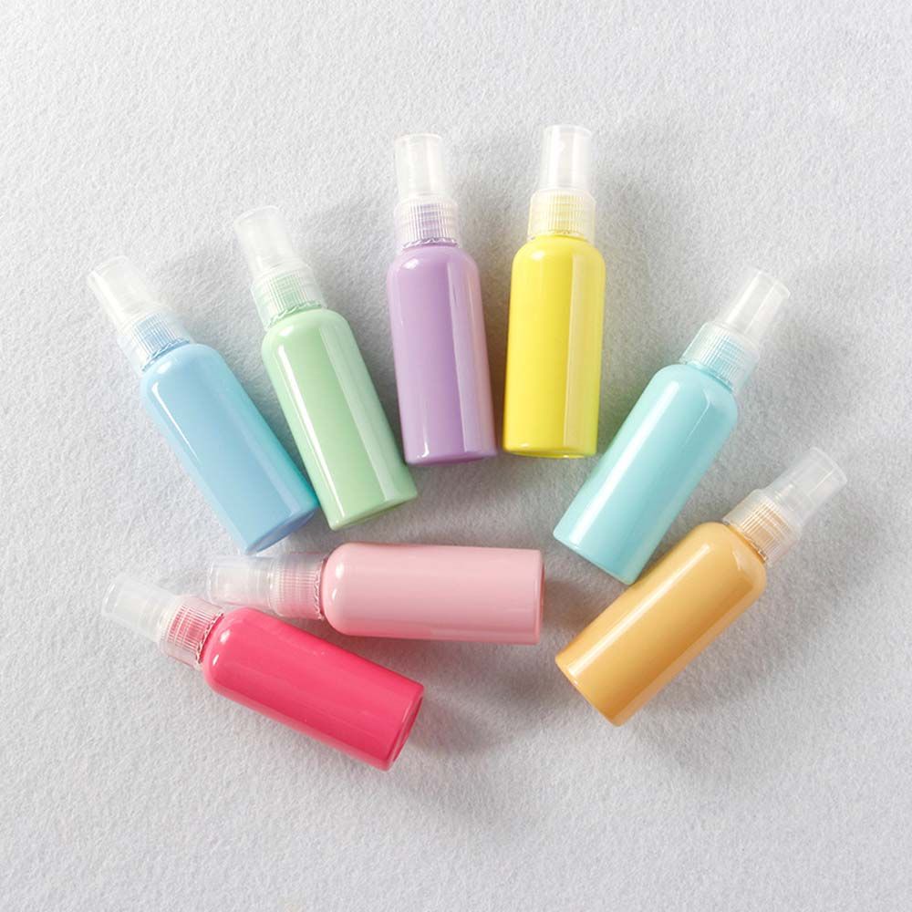 [Hàng mới về] Chai rỗng đựng mỹ phẩm dạng xịt 50ml màu sắc ngọt ngào tiện dụng khi đi du lịch