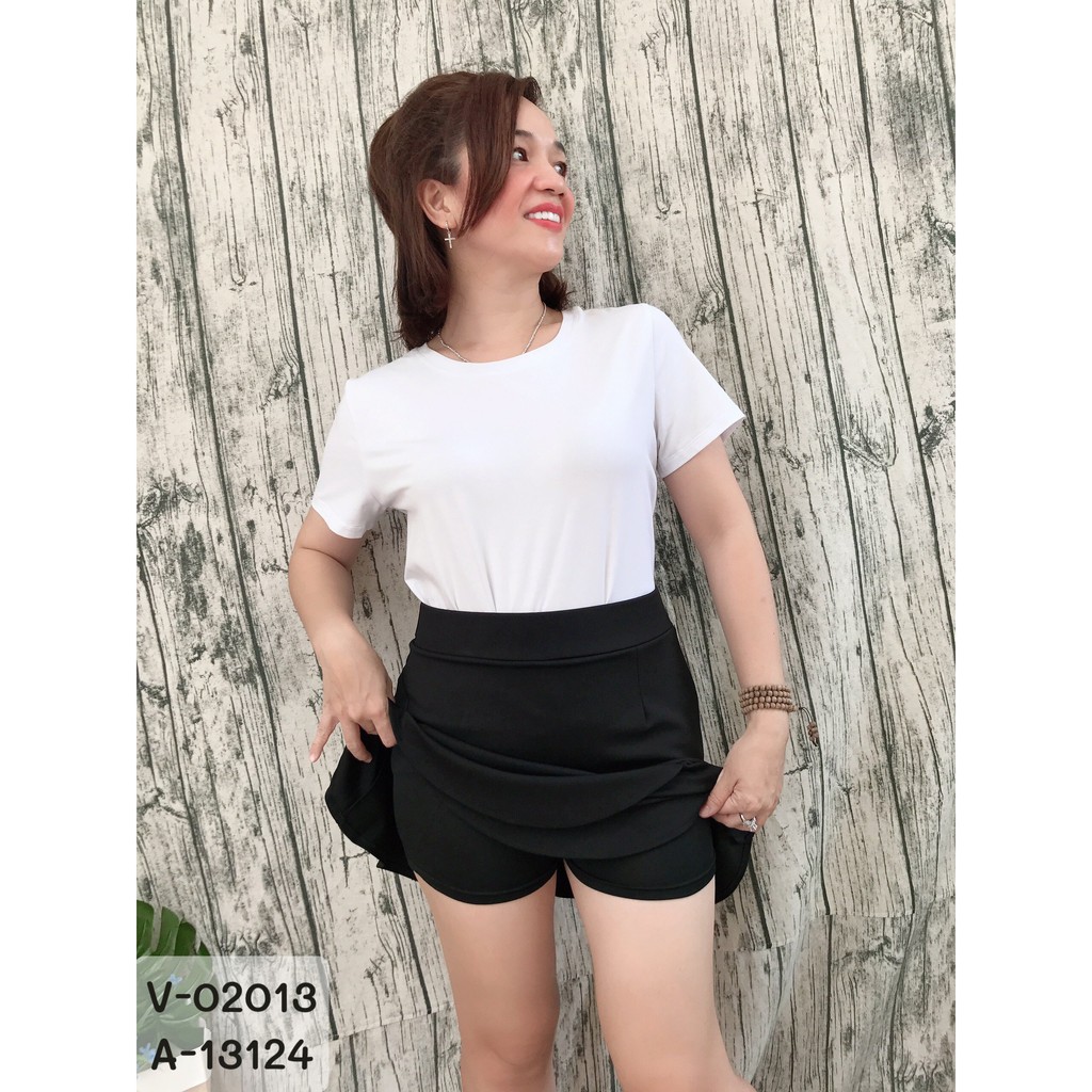 Quần Váy BIG SIZE kiểu đuôi cá xéo - váy công sở QV.QC 02013