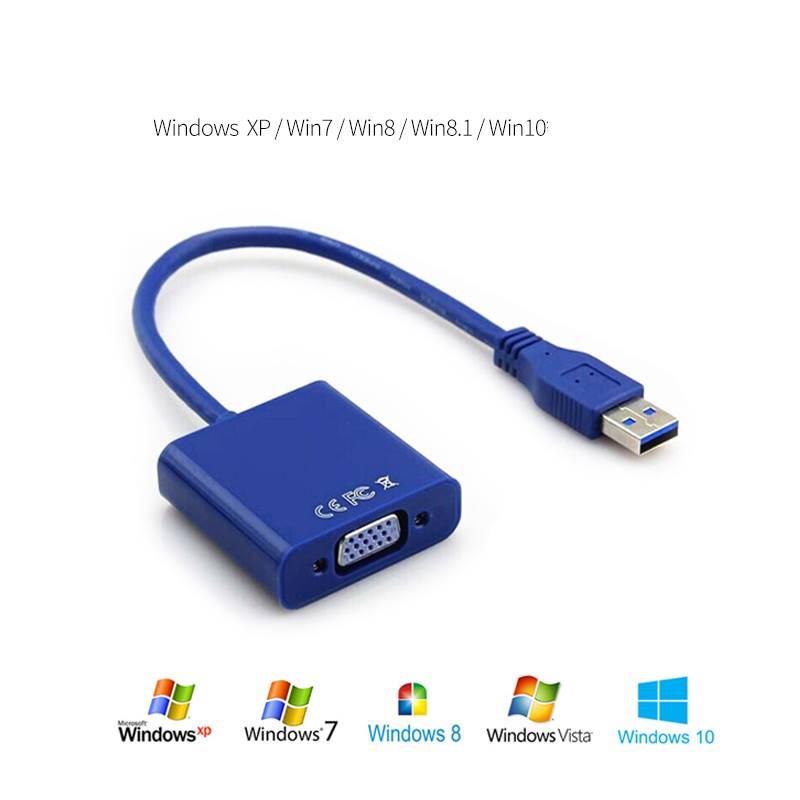 Bộ chuyển USB 3.0 sang VGA Video Display External Cable