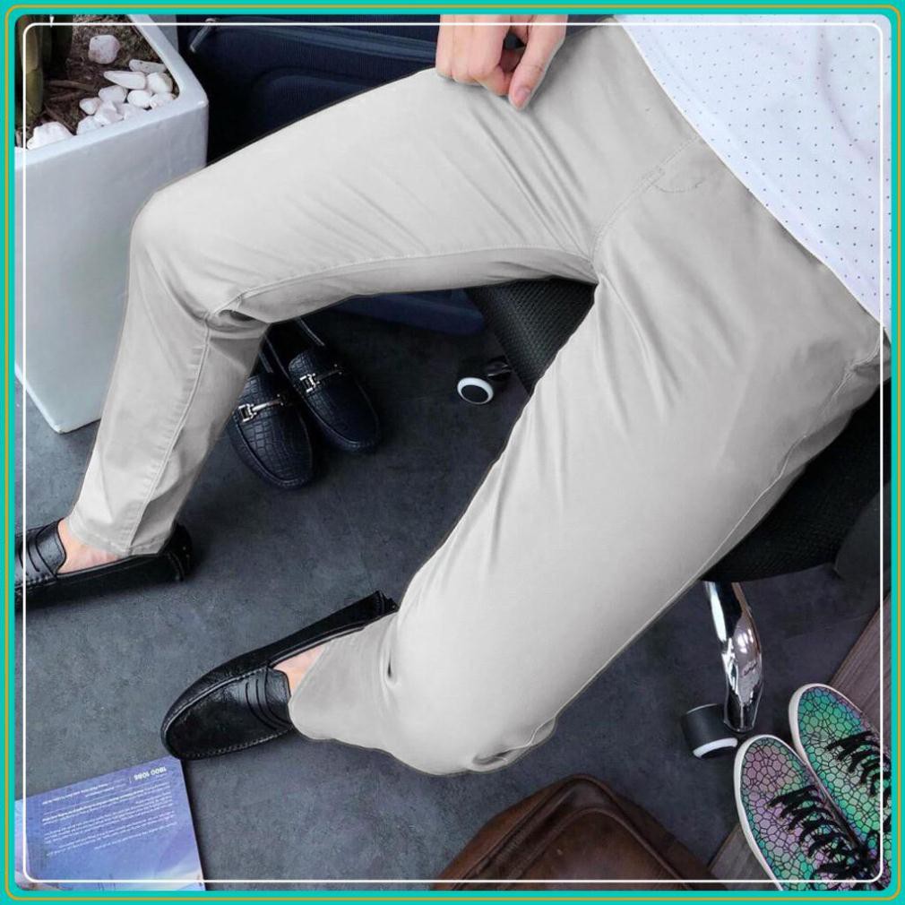 Quần kaki - Quần kaki nam đẹp - Chất liệu kaki mềm mịn, dày dặn, co giãn tốt, mặc cực kỳ thoải mái, dáng côn trẻ trung