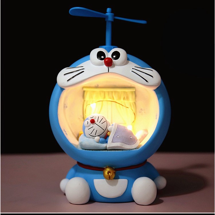 [Hàng sẵn] Đèn ngủ, Đèn trang trí hình Doraemon, Đèn LED DECOR phòng dễ thương, Đèn trang trí phòng, Doremon