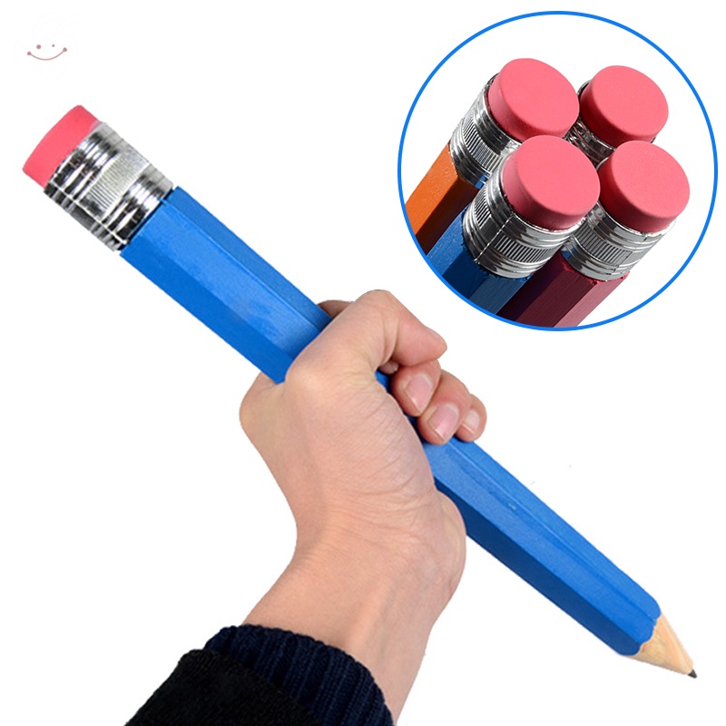 Bút Chì Khổng Lồ Bằng Gỗ 35cm 35cm Dành Cho Học Sinh