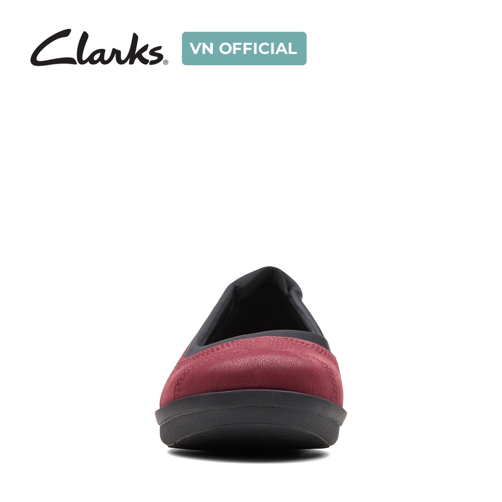 Giày Búp Bê Nữ CLARKS Ayla Low Màu Đỏ Tía