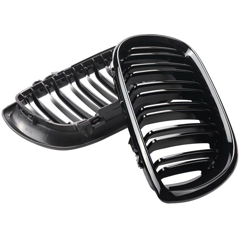 Set 2 Lưới Tản Nhiệt Gắn Mui Xe Bmw E46 4 Door 4d 3 Series 2002-2005