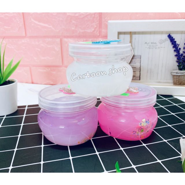 Slime màu nhũ hũ 200g đồ chơi chất nhờn ma quái