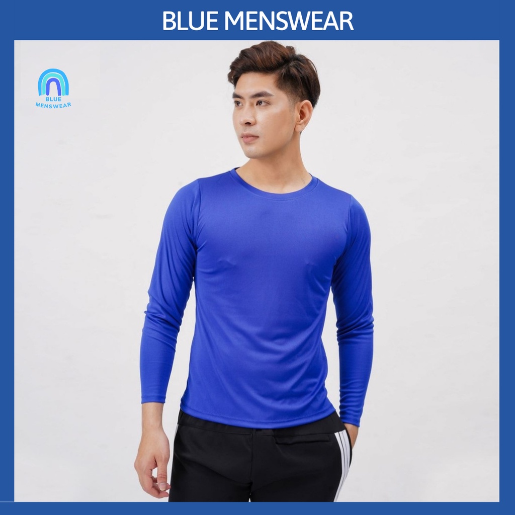 Áo Giữ Nhiệt Nam thể thao đẹp dài tay cao cấp AT28 - BLUE MENSWEAR | BigBuy360 - bigbuy360.vn