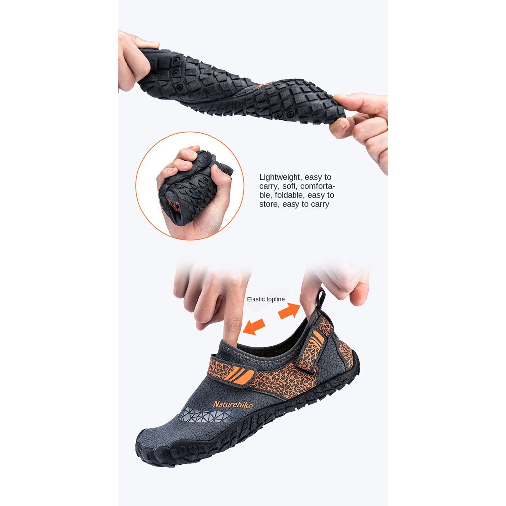 Giày thể thao đi biển Naturehike đế cao su không trượt cho nam