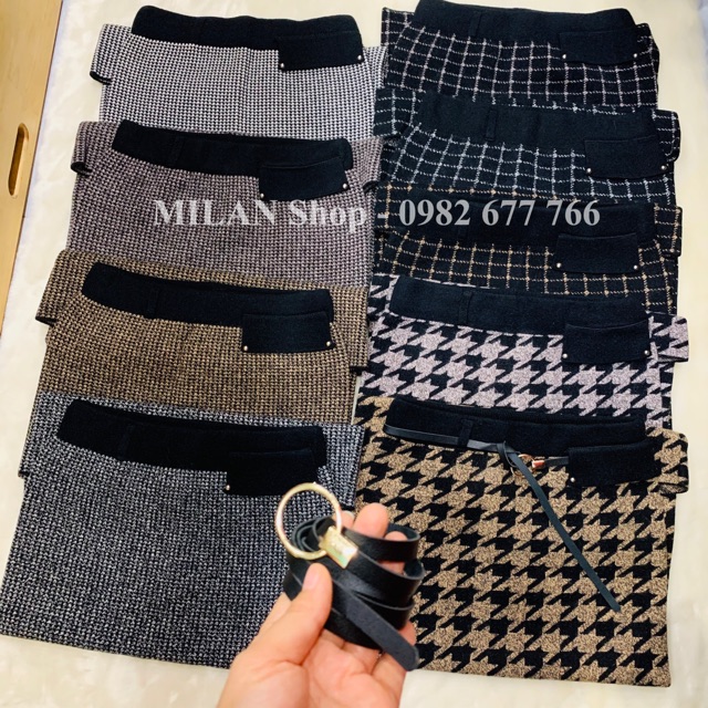 Chân váy len dài kèm đai sang chảnh 2 kiểu hot | BigBuy360 - bigbuy360.vn