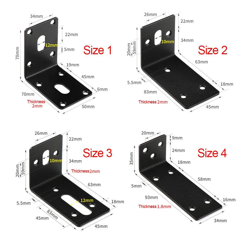 KUNHEV 2 Đai Ốc Bằng Thép Không Gỉ Gắn Góc Đồ Nội Thất Tiện Dụng