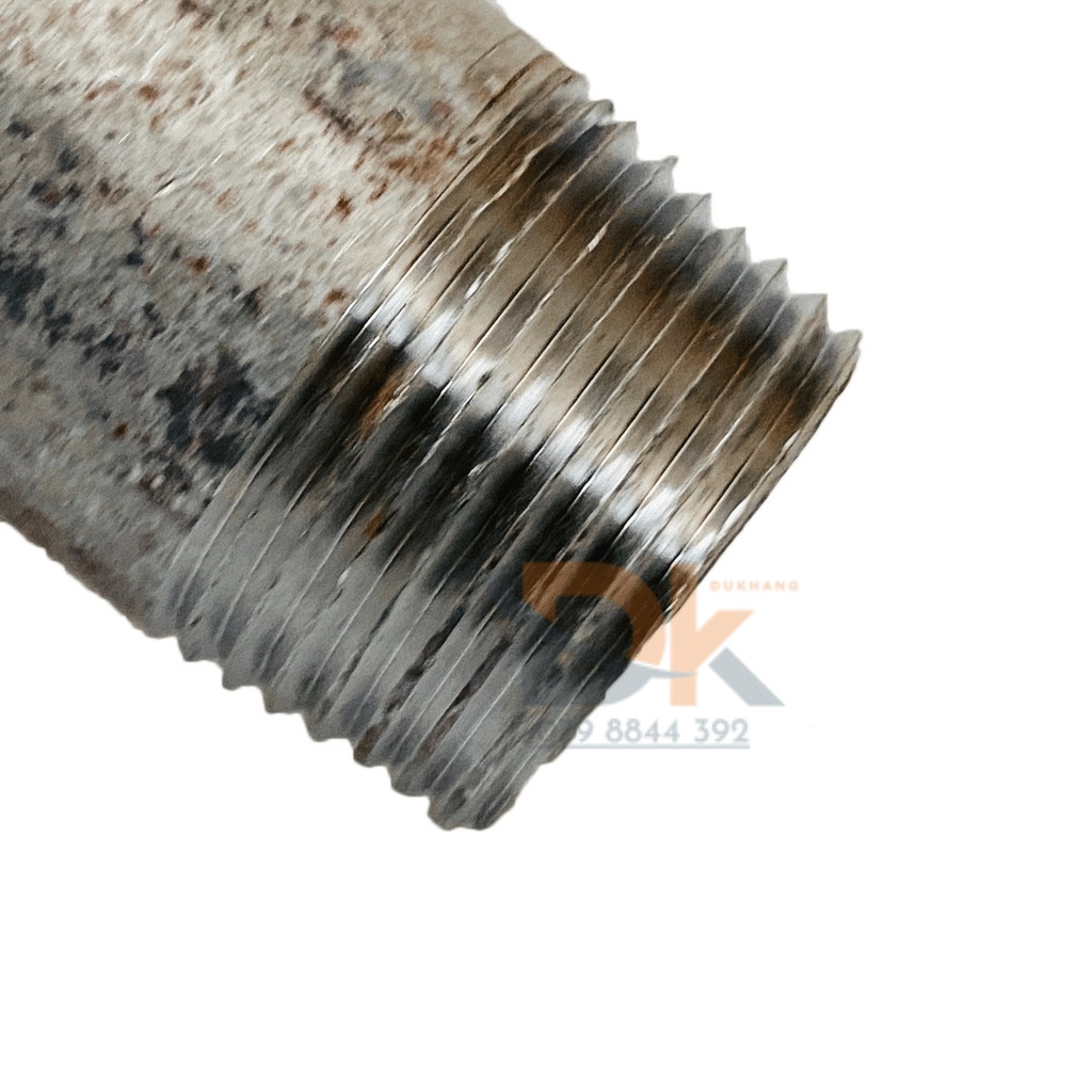 Ống ren 2 đầu sắt kẽm  dai  100mm