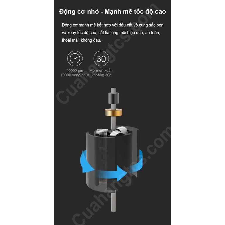 Máy cắt lông mũi XM HN1 chính hãng