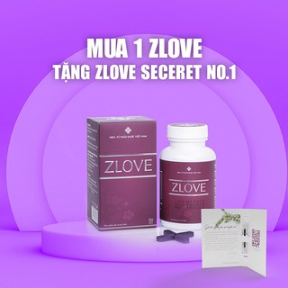 [CHÍNH HÃNG] Zlove - Hỗ Trợ Co Hồi Tử Cung, Se Khít, Làm Hồng Vùng Kín (50 Viên/Hộp)