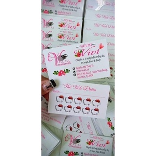 IN CARD VISIT- PHIẾU TÍCH ĐIỂM☘️
