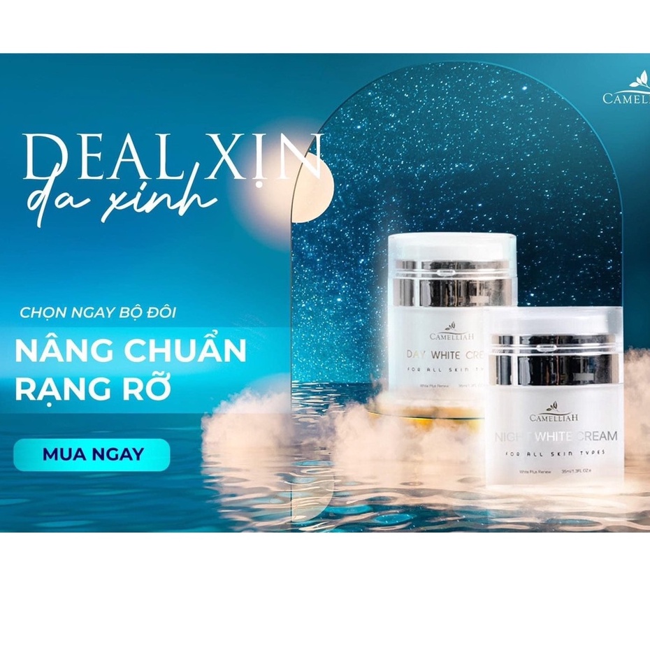 Kem Dưỡng Trắng Da Ngày & Đêm - Night And Day White Cream Chính Hãng Camelliah