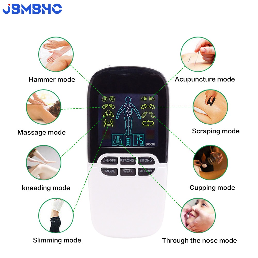 Máy Mát Xa Cơ Thể Giảm Đau Kích Thước 8 Chế Độ Có Thể Sạc Lại