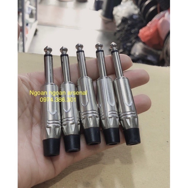 Dây tín hiệu 6 ly (6,5 ly) 1 đầu thẳng 1 đầu cong- dây 2 đầu 6 ly. Hàng Diy theo yêu cầu.