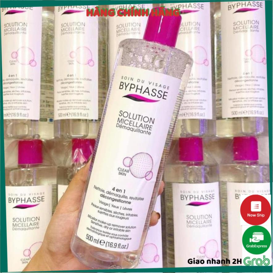 [HÀNG HOT]  NƯỚC Tẩy trang Byphasse Solution Micallaire Face 500ml