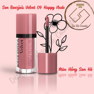 Son Bourjois Velvet 09 hồng san hô (thái hà shop)