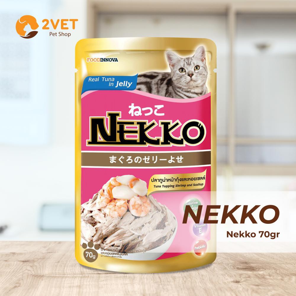 Pate Cho Mèo - Pate NEKKO KITTEN -Thực Phẩm Dành Cho Những Chú Mèo - Giàu Dinh Dưỡng - Gói 70G