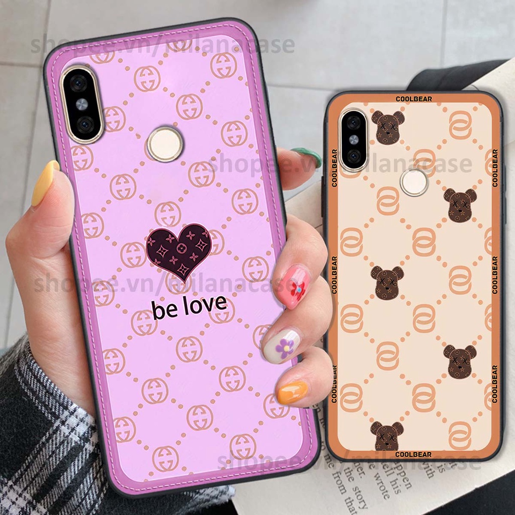 Ốp Xiaomi Redmi Note 5 / Note 6 hình trái tim be love tình yêu siêu đẹp, cá tính, thời trang