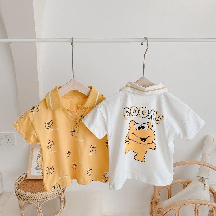 Áo polo bé trai, polo trẻ em,áo polo cộc tay, áo thun cho bé thời trang Hàn Quốc 8-25kg