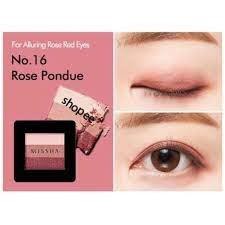 Phấn Mắt 3 màu Missha Triple Shadow No.16 Rose Fondue 1.5g