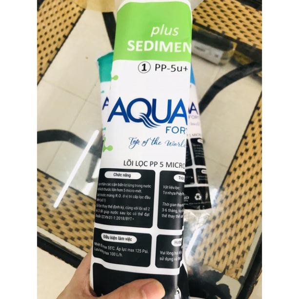 [COMBO] 3 Lõi lọc nước AQUA 123 dùng cho tất cả máy lọc nước RO