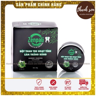 Bột than tre hoạt tính trắng răng zenpali - than trắng răng zenpali