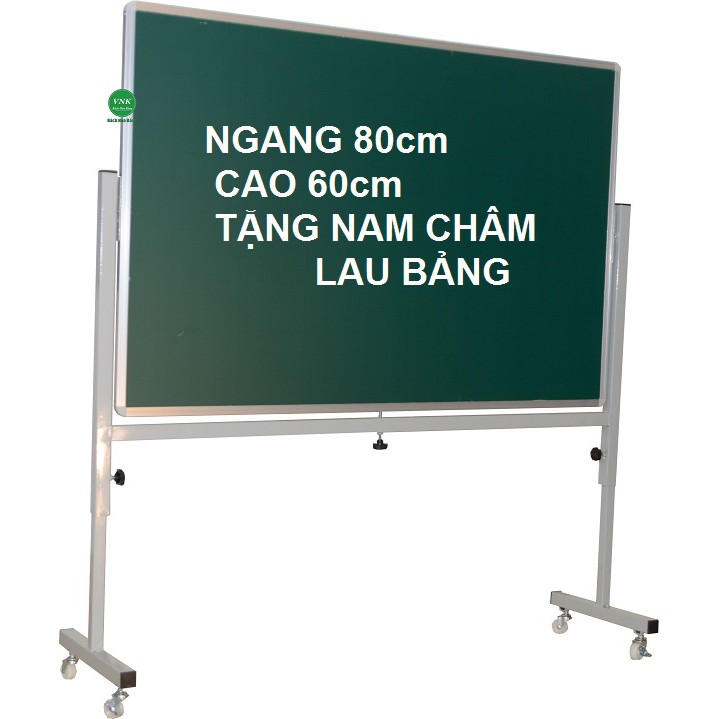 BẢNG TỪ XANH DI ĐỘNG  HÀN QUỐC TẶNG KÈM NAM CHÂM + LAU BẢNG KÍCH THƯỚC 80 X 120cm