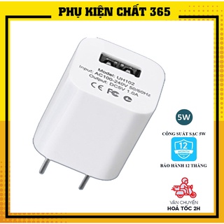 Củ sạc Hoco UH102 5V/1A cho I.P Android: Samsung Huawei Smart Phone cao cấp, sạc nhanh an toàn ko nóng máy