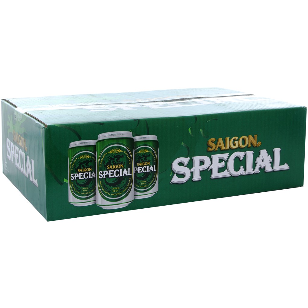 Thùng 24 lon bia Sài Gòn Special 330ml