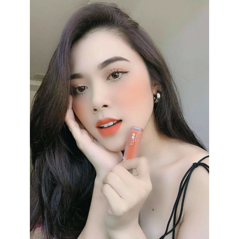NEW Trend  Son Kem Lì Không Chì Màu Cam Vàng màu son tươi trẻ năng động